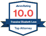 Logo Recognizing LOVE LAW FIRM PLLC's affiliation with AVVO