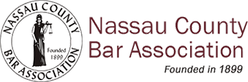 Logo Recognizing LOVE LAW FIRM PLLC's affiliation with Nassau County Bar Association